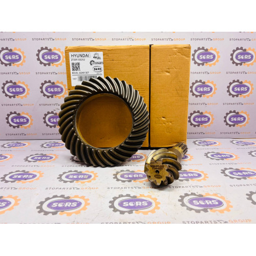 HYUNDAI ZTAM-00252 BEVEL GEAR SET for WHEEL LOADER HL730-9; HL730TM-9; HL740-7; HL740-7A; HL740-9; HL740TM-7; HL740TM-7A; HL740TM-9