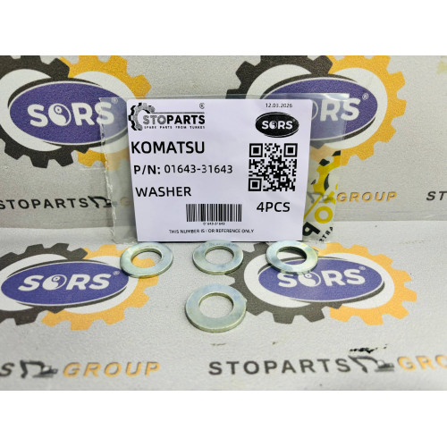 KOMATSU 01643-31643 ШАЙБА